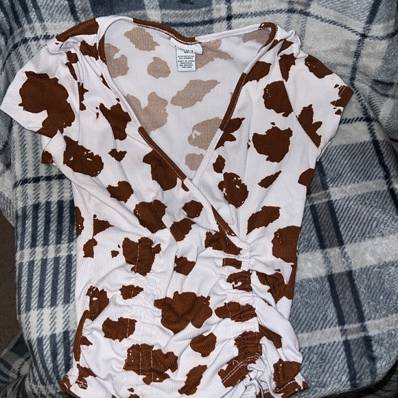 Cow Print Shirt - Picture 1 of 2